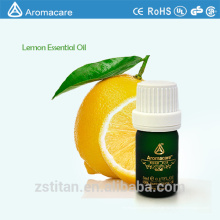 Private Label Reine Zitrone ätherisches Öl mit anregenden und erhebenden Duft